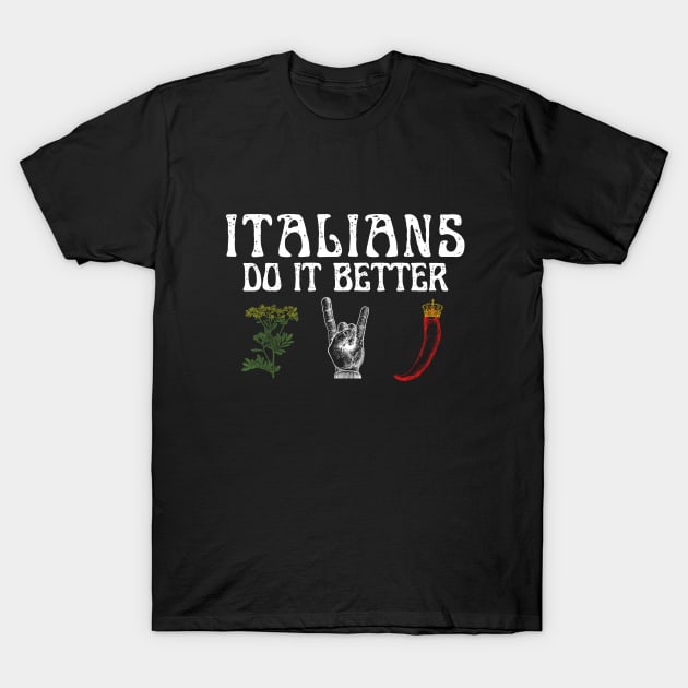 Italians Do It Better - Malocchio T-Shirt by The Fat Feminist Witch 